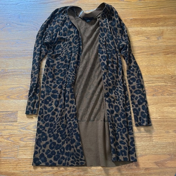 SANCTUARY Cheetah print cardigan Size Medium - Picture 1 of 3